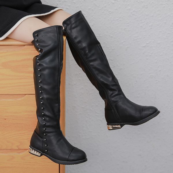2019 autumn winter princess over the knee boots little girls fashion studs boots toddler girls leather long for girl, Black;grey
2019 autumn winter princess over the knee boots little girls fashion studs boots toddler girls leather long for girl, Black;grey