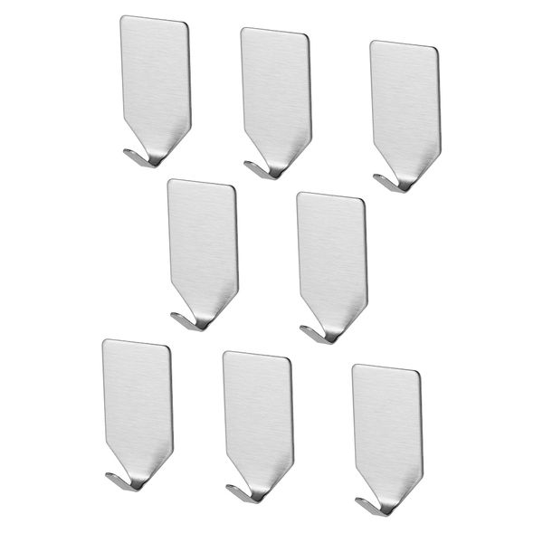 8pcs adhesive hooks stainless steel towel hooks family robe hanging hats bag key adhesive wall hanger for kitchen
8pcs adhesive hooks stainless steel towel hooks family robe hanging hats bag key adhesive wall hanger for kitchen