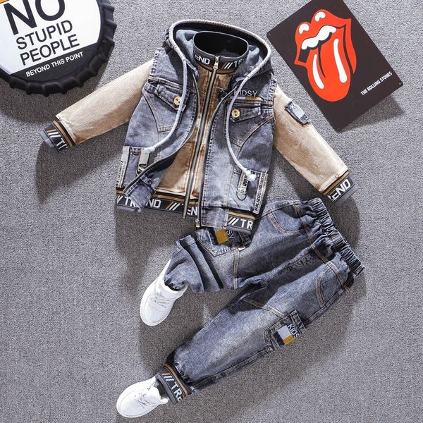 boys' denim suit vest autumn 2020 children's baby boys' vest three-piece suit 2-3-4 years old 1
boys' denim suit vest autumn 2020 children's baby boys' vest three-piece suit 2-3-4 years old 1