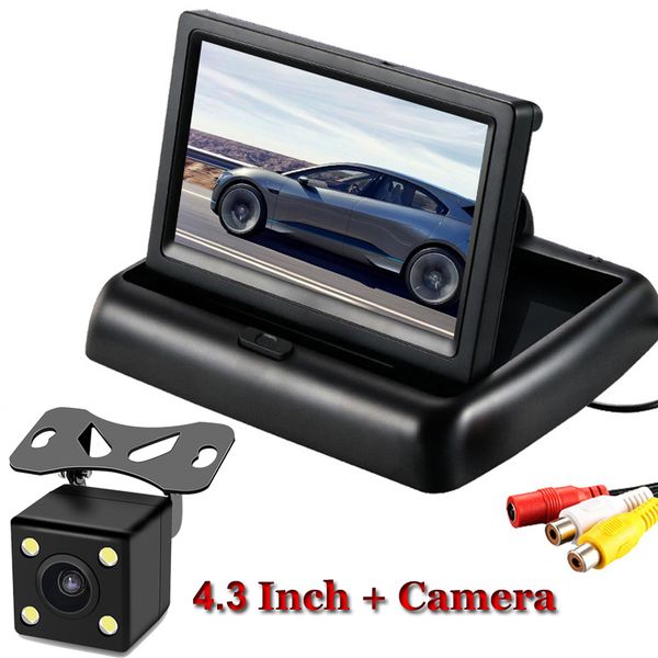 car monitor 4.3 inch foldable tft lcd display rear view reversing camera mirror parking assistance rearview monitors ntsc pal
car monitor 4.3 inch foldable tft lcd display rear view reversing camera mirror parking assistance rearview monitors ntsc pal