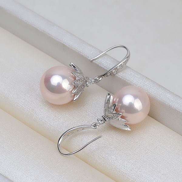 meibapj very fashion shell pearl 925 sterling silver stud earrings for women promotion item apples earrings, Golden;silver 
meibapj very fashion shell pearl 925 sterling silver stud earrings for women promotion item apples earrings, Golden;silver