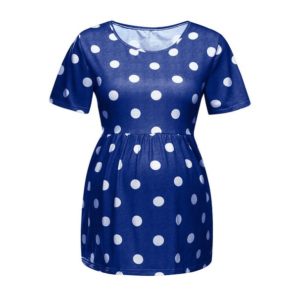 summer short sleeves pregnancy shirt mom dot printed patchwork maternity clothes pregnant women shirt#g4, White
summer short sleeves pregnancy shirt mom dot printed patchwork maternity clothes pregnant women shirt#g4, White