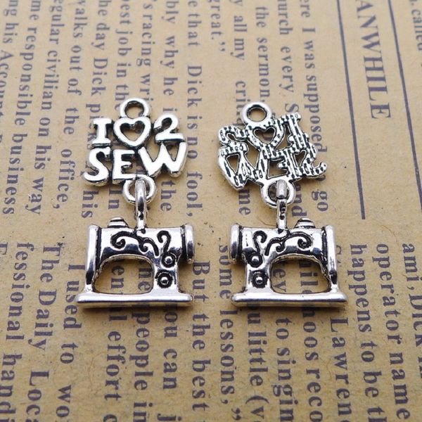 80pcs hand stamped alloy i love sewing machines diy charms dangle for diy jewelry gifts 12*25mm, Bronze;silver
80pcs hand stamped alloy i love sewing machines diy charms dangle for diy jewelry gifts 12*25mm, Bronze;silver
