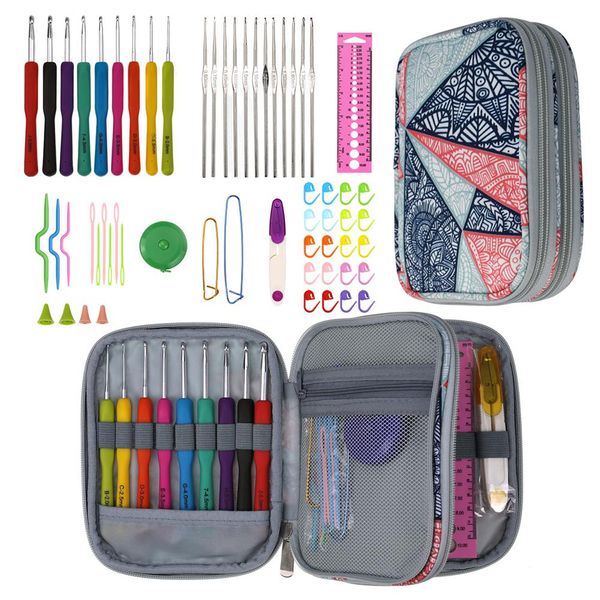 diy crochet hooks set knitting needle kit with ergonomic handles extreme comfort diy handmade knitting needle crochet bag
diy crochet hooks set knitting needle kit with ergonomic handles extreme comfort diy handmade knitting needle crochet bag