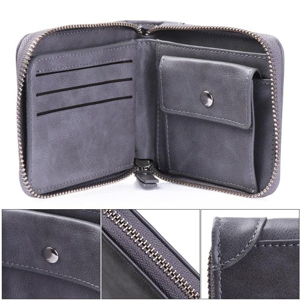 1pc short wallet soft pu leather large capacity purse men's casual zipper coin id card holder front pocket wallet, Blue;gray
1pc short wallet soft pu leather large capacity purse men's casual zipper coin id card holder front pocket wallet, Blue;gray