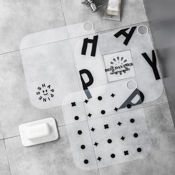 bath mats translucent large silicone deodorant floor drain piece toilet anti-blocking pad bathroom sewer