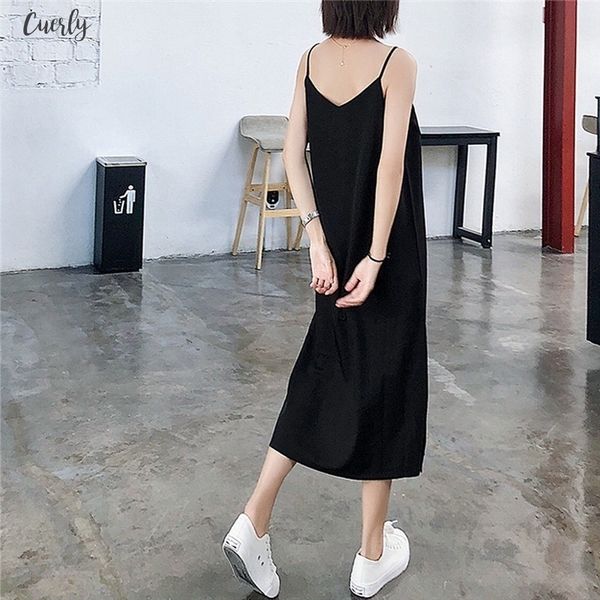 women maxi dress black sling dress female summer 2020 sleeveless v neck vest long women dresses, Black;gray
women maxi dress black sling dress female summer 2020 sleeveless v neck vest long women dresses, Black;gray