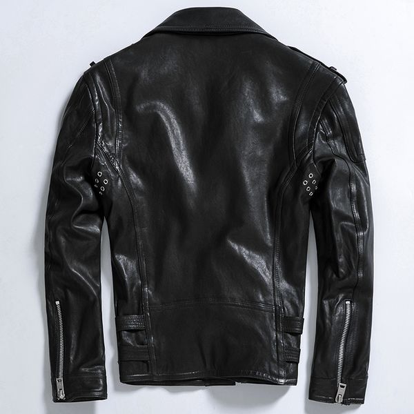 genuine leather jacket men clothes 2020 real sheepskin jackets vintage fashion biker leather coat jaqueta de couro zl397, Black
genuine leather jacket men clothes 2020 real sheepskin jackets vintage fashion biker leather coat jaqueta de couro zl397, Black