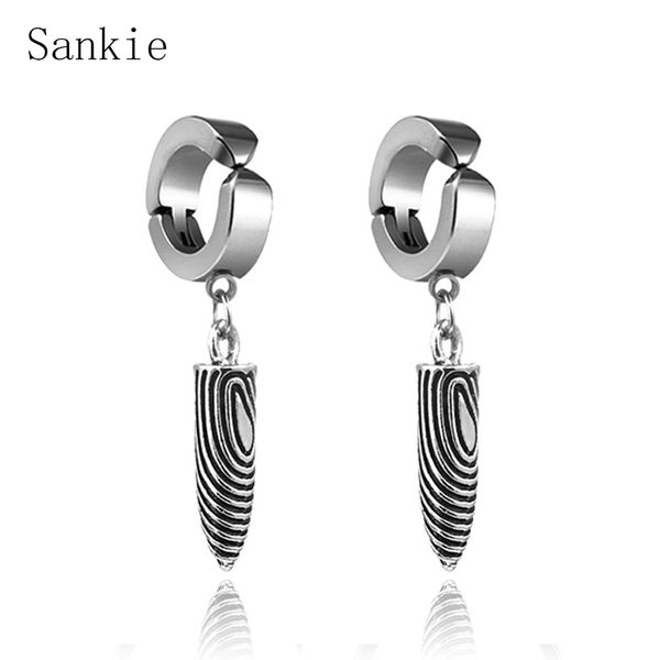 sankie dangler ear clip for men silver color titanium steel earrings without piercing trendy ear clips jewelry wholesale
sankie dangler ear clip for men silver color titanium steel earrings without piercing trendy ear clips jewelry wholesale