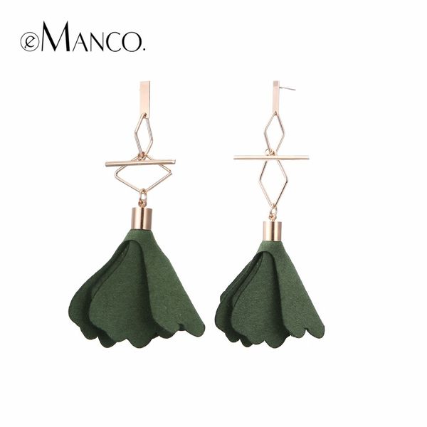 emanco ethnic hook dangle fabric flower earrings for women long hanging earrings handmade green cloth decoration jewelry y200323, Golden
emanco ethnic hook dangle fabric flower earrings for women long hanging earrings handmade green cloth decoration jewelry y200323, Golden
