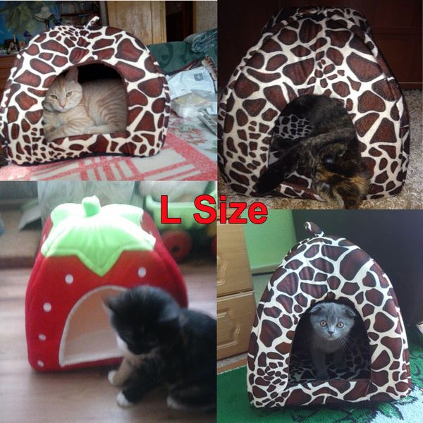 warm soft dog bed for small medium dogs leopard strawberry foldable hamster cave puppy dog bed kennel cat house pet products
warm soft dog bed for small medium dogs leopard strawberry foldable hamster cave puppy dog bed kennel cat house pet products