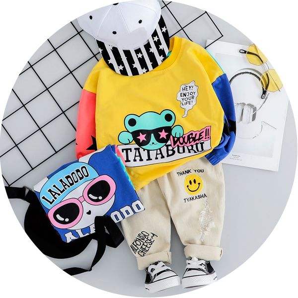 autumn baby boys cartoon letter long sleeve t-shirt + casual trousers girls clothing sets kids sport 2pcs suits
autumn baby boys cartoon letter long sleeve t-shirt + casual trousers girls clothing sets kids sport 2pcs suits
