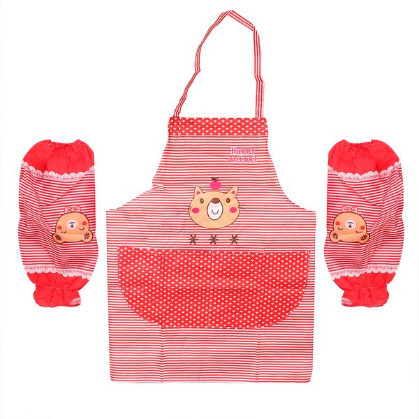 bear apron with 1 pair sleeve bbq tool pocket apron dress set household cleaning tool anti-oil waist bib
bear apron with 1 pair sleeve bbq tool pocket apron dress set household cleaning tool anti-oil waist bib
