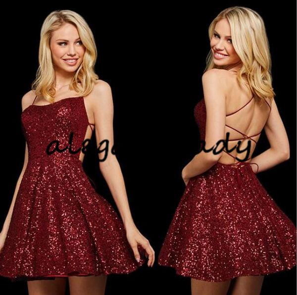 little black dress sparkly sequins burgundy short prom homecoming dresses cross straps a-line junior graduation party cocktail gown, Blue;pink
little black dress sparkly sequins burgundy short prom homecoming dresses cross straps a-line junior graduation party cocktail gown, Blue;pink
