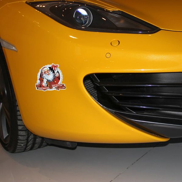 12*10.8cm magnetic bumper sticker - merry christmas happy new year car accessories motorcycle helmet car styling
12*10.8cm magnetic bumper sticker - merry christmas happy new year car accessories motorcycle helmet car styling