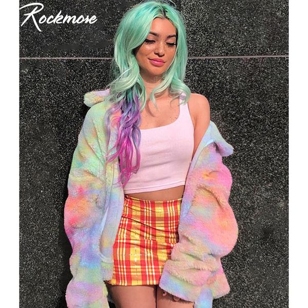rockmore tie dye furry zipper coats and jackets women colorful oversized harajuku jacket ladies plus size streetwear autumn, Black;brown
rockmore tie dye furry zipper coats and jackets women colorful oversized harajuku jacket ladies plus size streetwear autumn, Black;brown