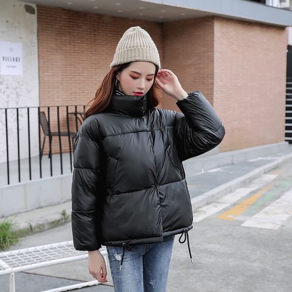 warm thicken ladies coat cotton padded parka womens jackets 2019 new fashion short stand collar women winter glossy parka, Tan;black
warm thicken ladies coat cotton padded parka womens jackets 2019 new fashion short stand collar women winter glossy parka, Tan;black
