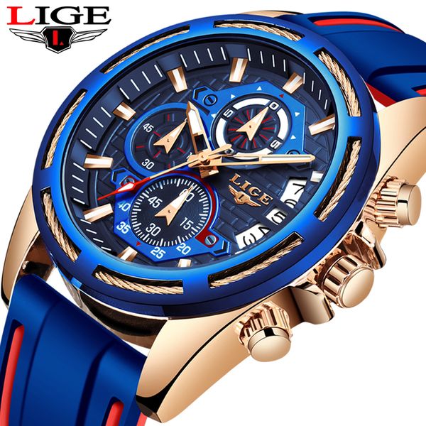 2019 lige new mens watches unique sports watch men's quartz date clock waterproof wrist watch relogio masculino, Slivery;brown
2019 lige new mens watches unique sports watch men's quartz date clock waterproof wrist watch relogio masculino, Slivery;brown