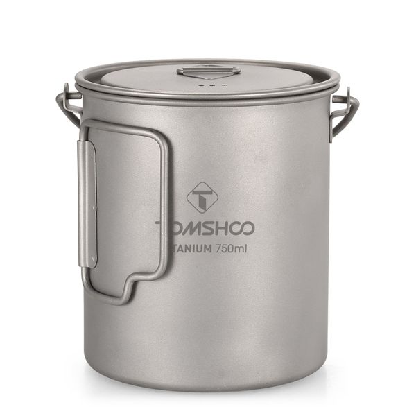 tomshoo 750ml titanium pot portable coffee milk mug with lid foldable handle outdoor camping cooking picnic
tomshoo 750ml titanium pot portable coffee milk mug with lid foldable handle outdoor camping cooking picnic