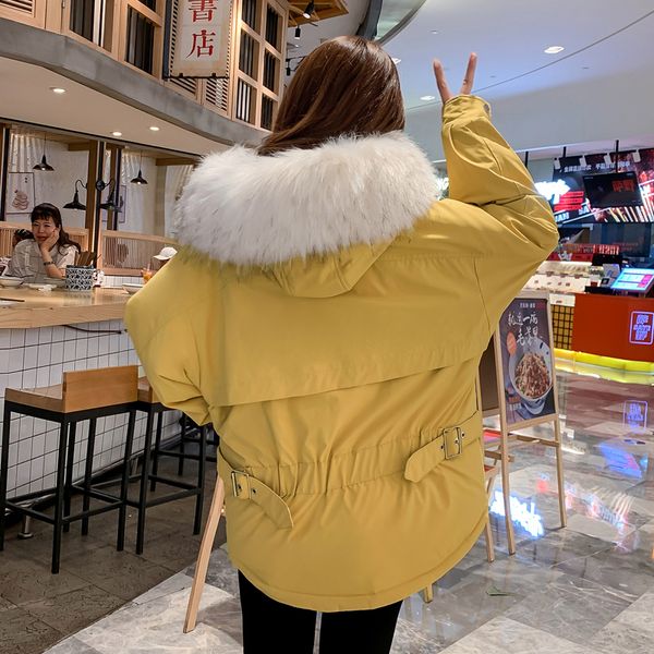 fashion 2019 new winter women faux fur collar hooded loose coat outwear female padded jacket parkas mujer pp243, Tan;black
fashion 2019 new winter women faux fur collar hooded loose coat outwear female padded jacket parkas mujer pp243, Tan;black