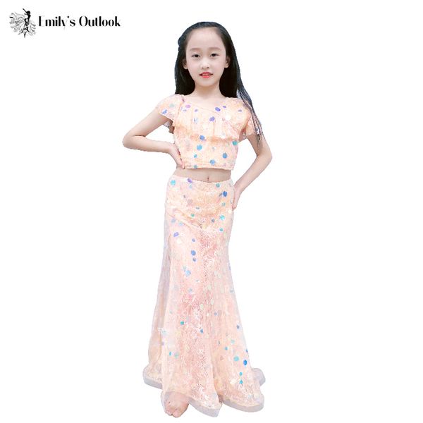 new kids girls belly dance costume shine sequin dancewear with bowknot oriental dance outfit performance costume champagne large, Black;red
new kids girls belly dance costume shine sequin dancewear with bowknot oriental dance outfit performance costume champagne large, Black;red