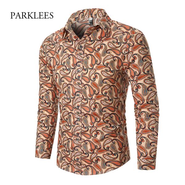 stylish paisley shirt men 2019 brand new autumn long sleeve mens dress shirts casual slim fit party club camisa masculino xxxl, White;black
stylish paisley shirt men 2019 brand new autumn long sleeve mens dress shirts casual slim fit party club camisa masculino xxxl, White;black