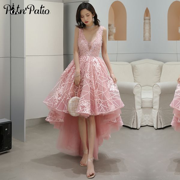 backless pink high low prom dresses 2019 plus size v-neck feather sequined lace short front long back gala dress, White;black
backless pink high low prom dresses 2019 plus size v-neck feather sequined lace short front long back gala dress, White;black