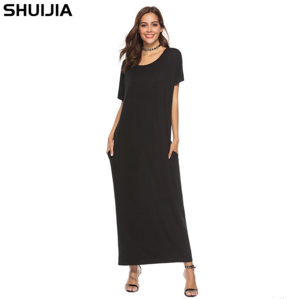 womens designer solid color large swing dress skirth, Black;gray 
womens designer solid color large swing dress skirth, Black;gray