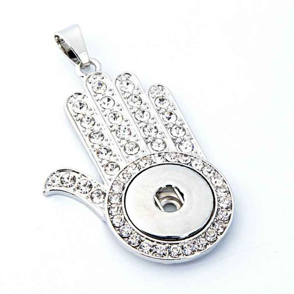 fashion interchangeable metal palm ginger crystal necklace 211 fit 18mm snap button pendant necklace charm jewelry for women gift, Silver
fashion interchangeable metal palm ginger crystal necklace 211 fit 18mm snap button pendant necklace charm jewelry for women gift, Silver