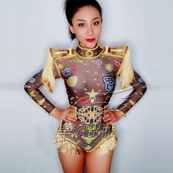 nightclub dj ds female singer jumpsuit aristocratic printed tassel stretch one-piece bodysuit stage costume dwy1354, Black;red
nightclub dj ds female singer jumpsuit aristocratic printed tassel stretch one-piece bodysuit stage costume dwy1354, Black;red