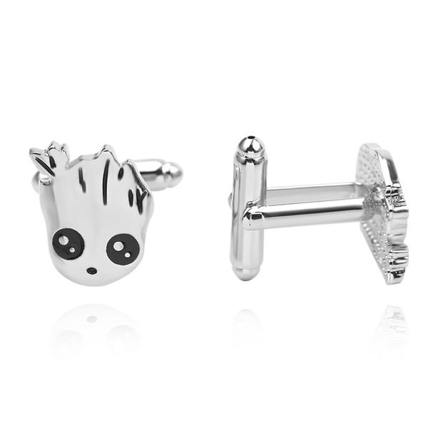 guardians of the galaxy metal cuff links superhero cartoon groot head sleeve button for women men kids shirt jewelry accessories, Silver;golden
guardians of the galaxy metal cuff links superhero cartoon groot head sleeve button for women men kids shirt jewelry accessories, Silver;golden