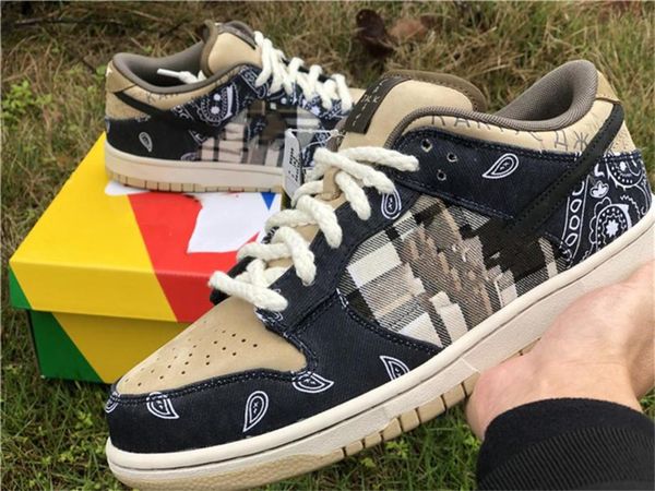 authentic travis scotts x sb dunk low parachute beige basketball shoes men petra brown black ct5053-001 sneakers with original box
authentic travis scotts x sb dunk low parachute beige basketball shoes men petra brown black ct5053-001 sneakers with original box