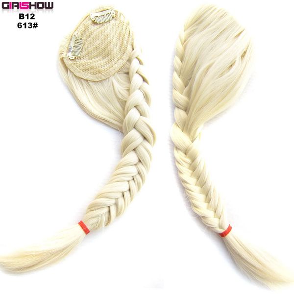 hand-woven braided braids slanting bangs fish bones slanting bangs high temperature fishtail slanting sea, Black
hand-woven braided braids slanting bangs fish bones slanting bangs high temperature fishtail slanting sea, Black