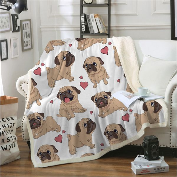 double thick blanket printed cotton fleece blanket sofa lazy puppy series cartoon plush throw for kids
double thick blanket printed cotton fleece blanket sofa lazy puppy series cartoon plush throw for kids