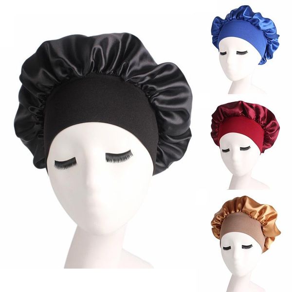 comfortable night sleep hats for women wide band satin silk cap beanie ladies soft silk long hair care turban hat chemo caps, Blue;gray
comfortable night sleep hats for women wide band satin silk cap beanie ladies soft silk long hair care turban hat chemo caps, Blue;gray