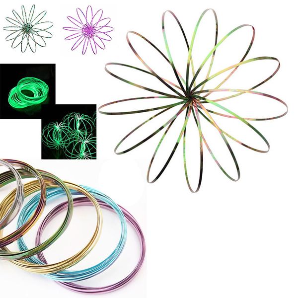flow ring kinetic spring toys toroflux amazing flow toy 3d fluid rotating bracelet novelty colorful flow ring decompression toy 52, Silver
flow ring kinetic spring toys toroflux amazing flow toy 3d fluid rotating bracelet novelty colorful flow ring decompression toy 52, Silver