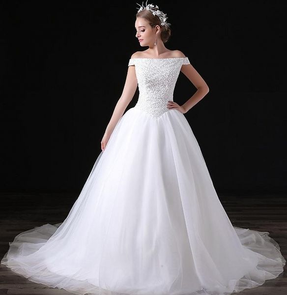 elegant white dresses boat neck with beading short sleeves a line tulle long wedding party bride dresses plus size for women wedding gowns
elegant white dresses boat neck with beading short sleeves a line tulle long wedding party bride dresses plus size for women wedding gowns