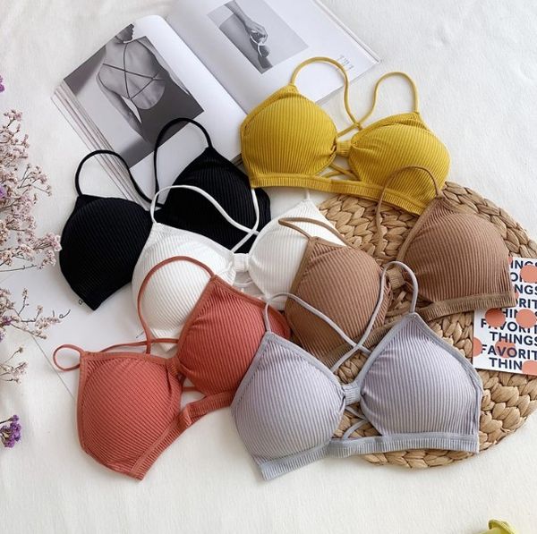 bra for women push up bra padded bralette women's tube girl lingerie backless bow women cropped top, Black;white
bra for women push up bra padded bralette women's tube girl lingerie backless bow women cropped top, Black;white