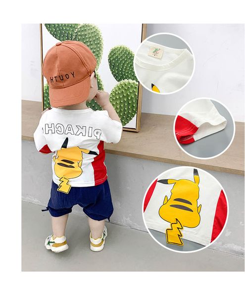 child casual clothes set boy girl cartoon t-shirt shorts tide k'a'r'to boy two piece suits 2019 summer new children's sp, White
child casual clothes set boy girl cartoon t-shirt shorts tide k'a'r'to boy two piece suits 2019 summer new children's sp, White