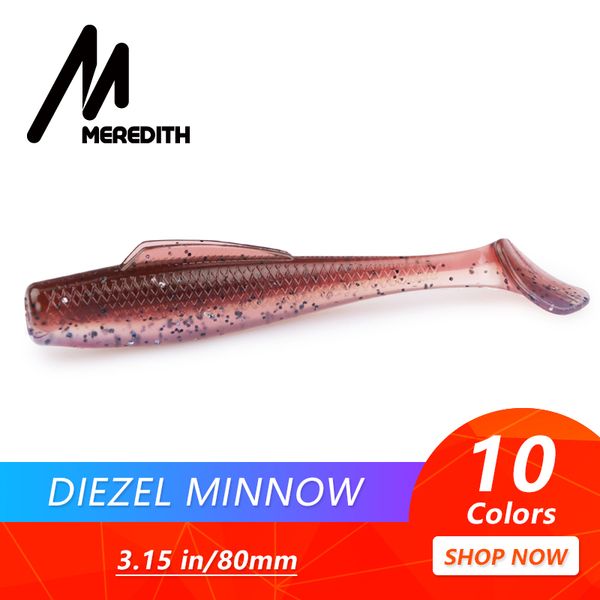 baits & lures meredith diezel minnow fishing 80mm 5.9g soft 3.15" 8pcs/lot silicone artificial swim plastic lure wobblers
baits & lures meredith diezel minnow fishing 80mm 5.9g soft 3.15" 8pcs/lot silicone artificial swim plastic lure wobblers