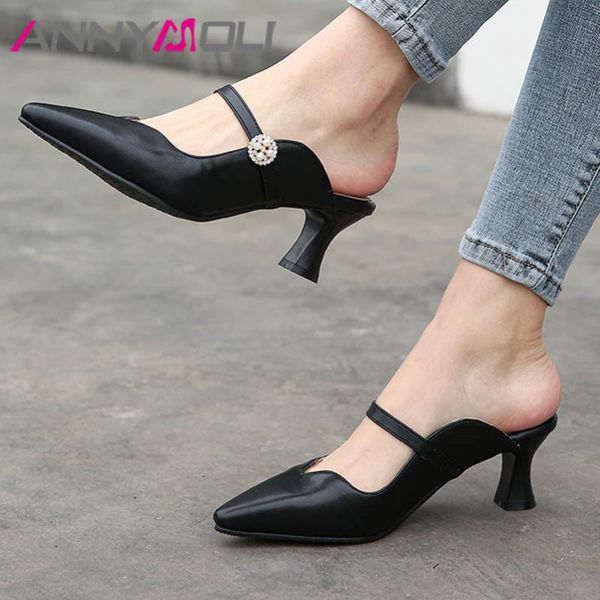 annymoli women pumps high heels string bead mules shoes pointed toe stiletto heel footwear lady summer fashion shoes beige 33-46, Black
annymoli women pumps high heels string bead mules shoes pointed toe stiletto heel footwear lady summer fashion shoes beige 33-46, Black