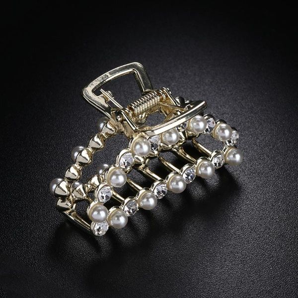 metal rhinestones hair crab white pearl hair clips headwear crystals hairpins bun maker accessories styling tools, Golden;white
metal rhinestones hair crab white pearl hair clips headwear crystals hairpins bun maker accessories styling tools, Golden;white