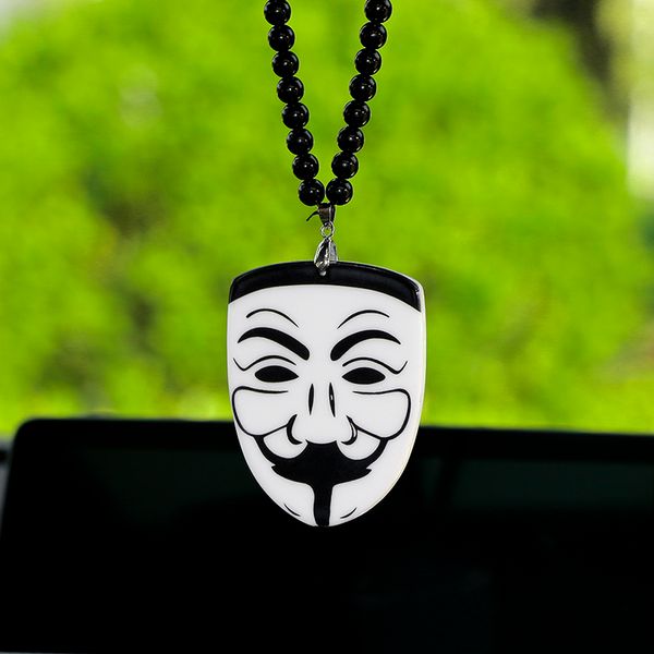 car ornament pendant acrylic v for vendetta mask fashion badge automobile decoration auto rearview mirror creative gift
car ornament pendant acrylic v for vendetta mask fashion badge automobile decoration auto rearview mirror creative gift
