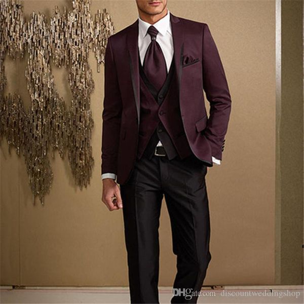 new arrival burgundy groom tuxedos peak lapel men prom dress wedding party groomsmen 3 pieces suits (jacket+pants+vest+tie) k160, Black;gray
new arrival burgundy groom tuxedos peak lapel men prom dress wedding party groomsmen 3 pieces suits (jacket+pants+vest+tie) k160, Black;gray