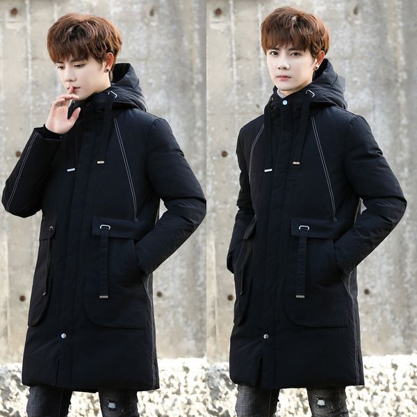 long winter duck down jacket men casual winter outwear down parka male thick down coat fashion puffer jacket, Black
long winter duck down jacket men casual winter outwear down parka male thick down coat fashion puffer jacket, Black