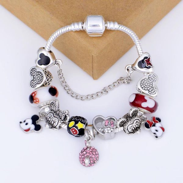 wholesale-925 murano charm beads bracelet for children original diy jewelry style fit pandora cartoon bracelet jewelry, Black
wholesale-925 murano charm beads bracelet for children original diy jewelry style fit pandora cartoon bracelet jewelry, Black