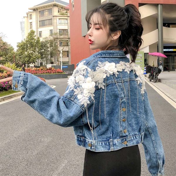 spring autumn short women denim jacket 2019 new fashion personality loose solid color long sleeve women denim jacket nuw634, Black;brown
spring autumn short women denim jacket 2019 new fashion personality loose solid color long sleeve women denim jacket nuw634, Black;brown