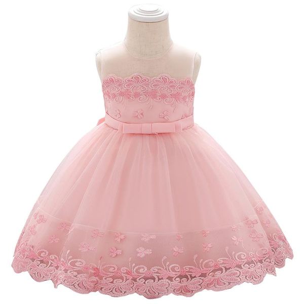 new baby girl ball gown dress sleeveless embroidered lace flower girl dress for children's birthday gifts, Red;yellow
new baby girl ball gown dress sleeveless embroidered lace flower girl dress for children's birthday gifts, Red;yellow