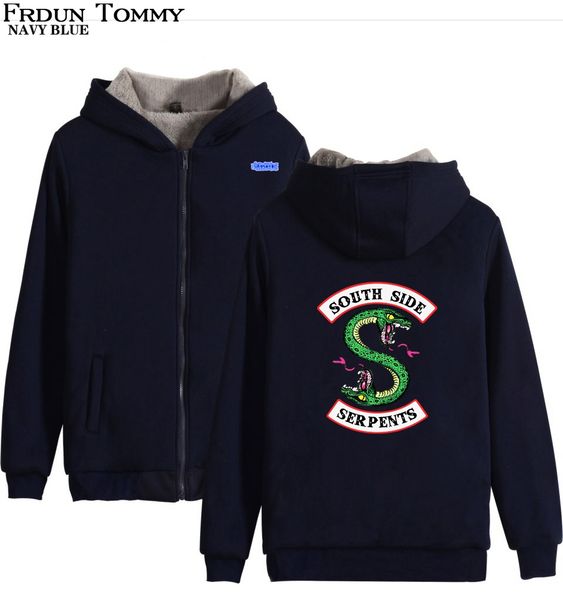 frdun riverdale thick cotton zipper hoodies pakas kpop casual 2019 new winter keep warm oversized clothes, Black
frdun riverdale thick cotton zipper hoodies pakas kpop casual 2019 new winter keep warm oversized clothes, Black