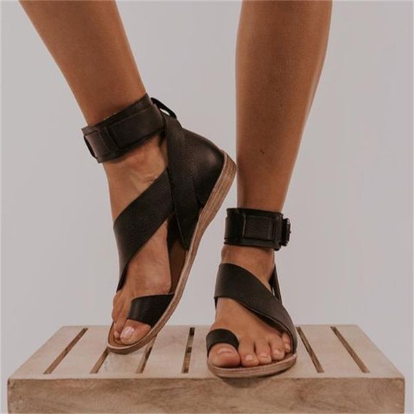 women's buckle strap sandals 2020 summer fashion flip-flops flat heel black bohemian style ladies beach sandals shoes
women's buckle strap sandals 2020 summer fashion flip-flops flat heel black bohemian style ladies beach sandals shoes